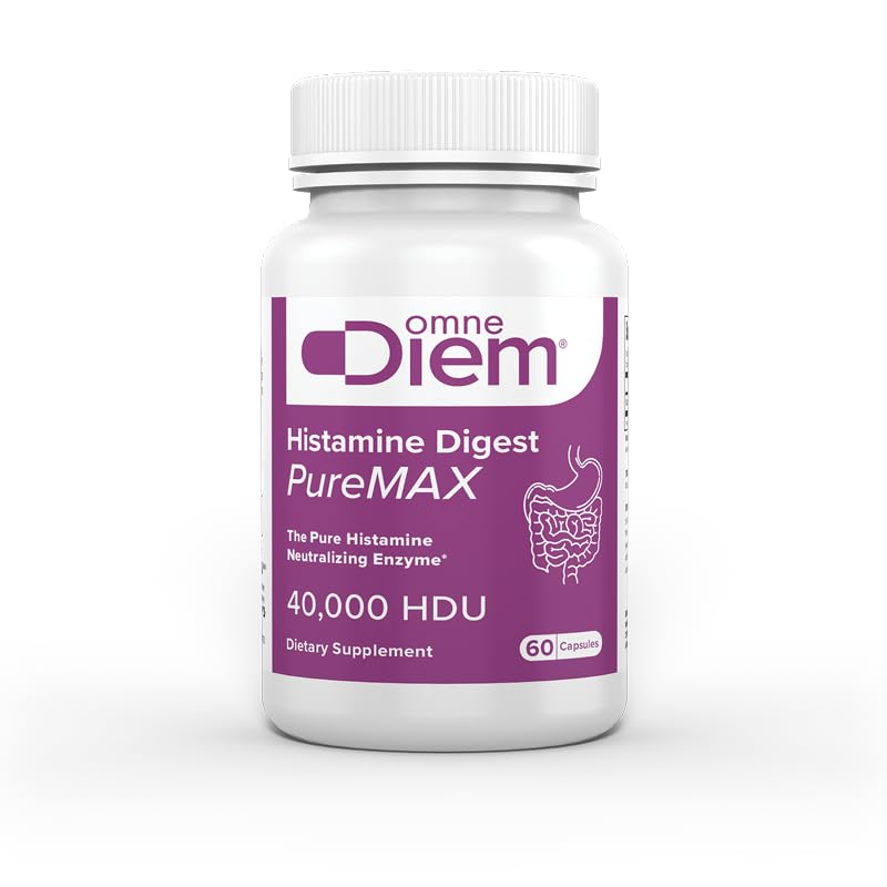 Omne Diem Histamine Digest PureMAX with DAO - Diamine Oxidase Supplement - 60 Capsules