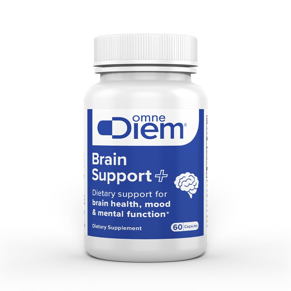 Omne Diem Brain Support with Cerenx and MecobalActive, 60 Capsules