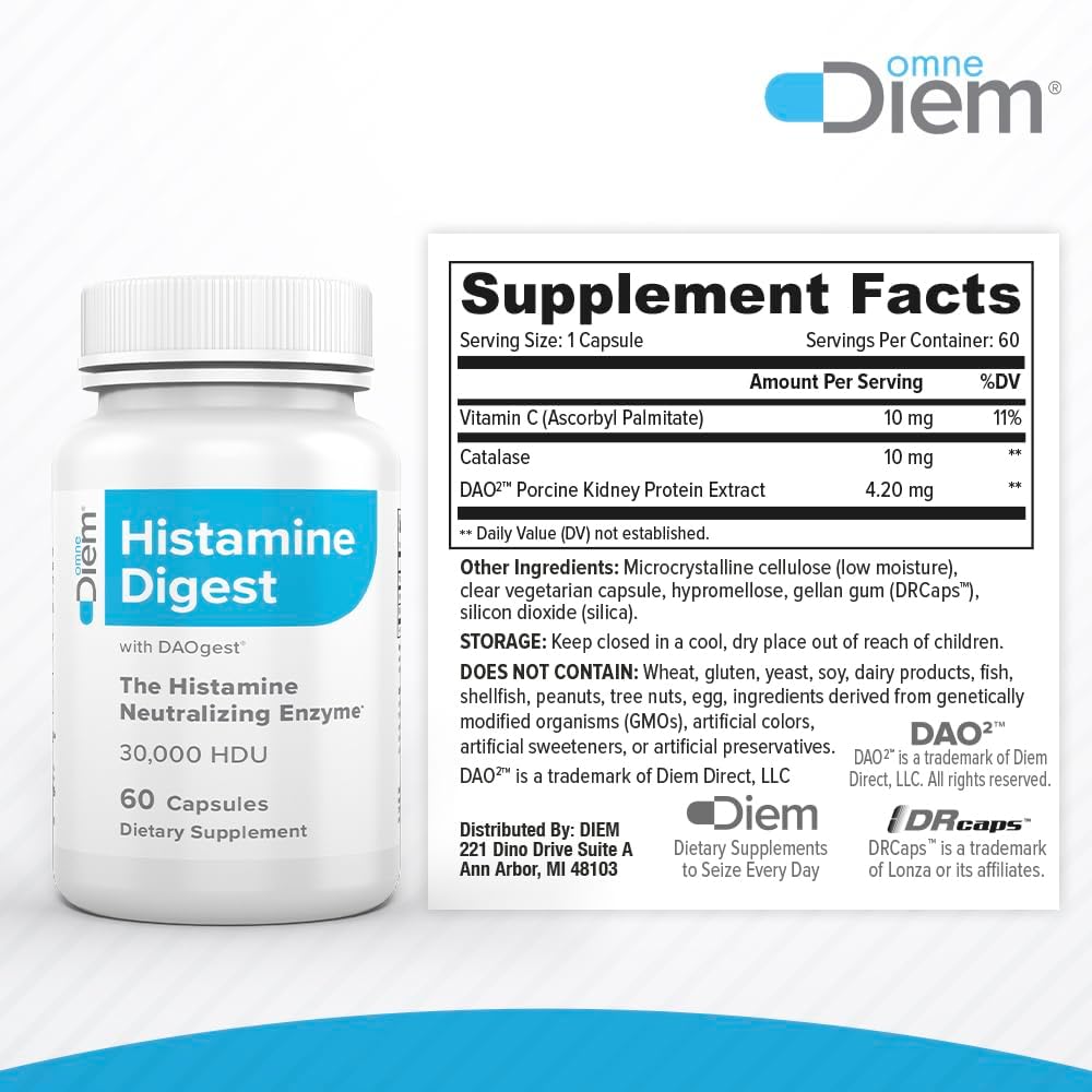 Histamine Digest DAO 30,000 HDU - Histamine Neutralizing Enzyme S