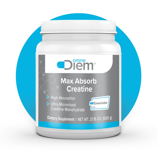 Omne Diem Micronized Max Absorb Creatine 21.16oz - 600G with Micronized Creavitalis - 120 Servings