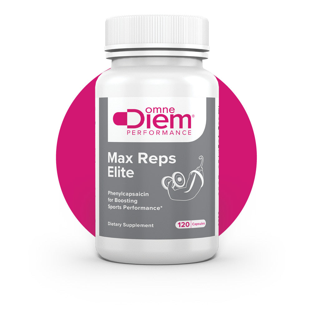 Max Reps Elite Capsules - Phenylcapsaicin Sports Performance Supplement - 120 ct S