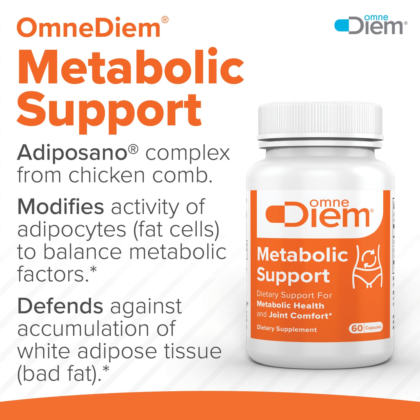 Metabolic Support with Adiposano - 60 Capsules