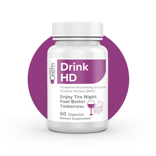 Histamine Digest PureMAX with DAO 30 Capsules - Diamine Oxidase Supplement for Food Related Histamine Intolerance