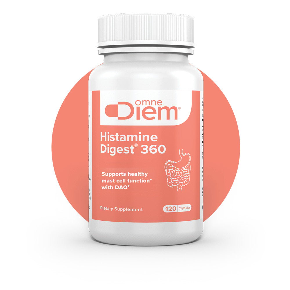 Histamine Digest 360 - Mastcell 360 - Diamine Oxidase & Vitamin B6 120 DR Capsules S, BwP