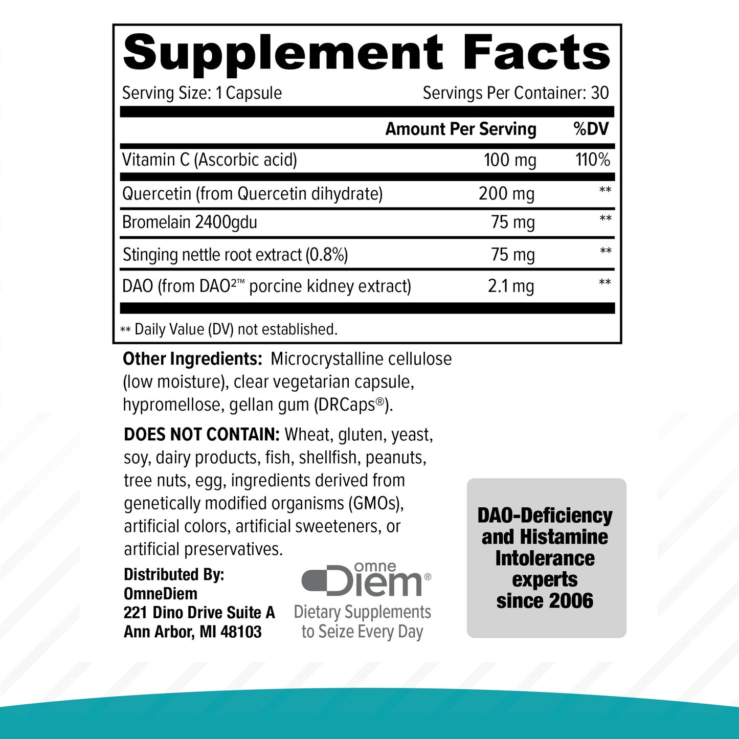 Histamine Complete - Histamine Digest Seasonal Support & Dietary Histamine Support BoA