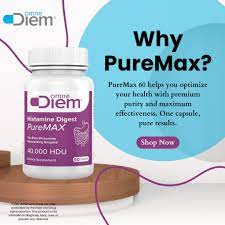 Histamine Digest PureMAX with DAO - Diamine Oxidase Supplement - 60 Capsules BoA, BwP